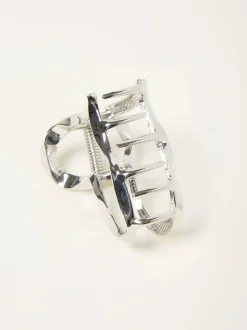 Fat Face FatFace Silver Tone Metal Heart Claw Clip Clearance