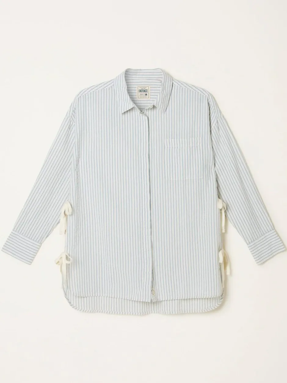 Fat Face FatFace Skyla Ivory Stripe Shirt Online