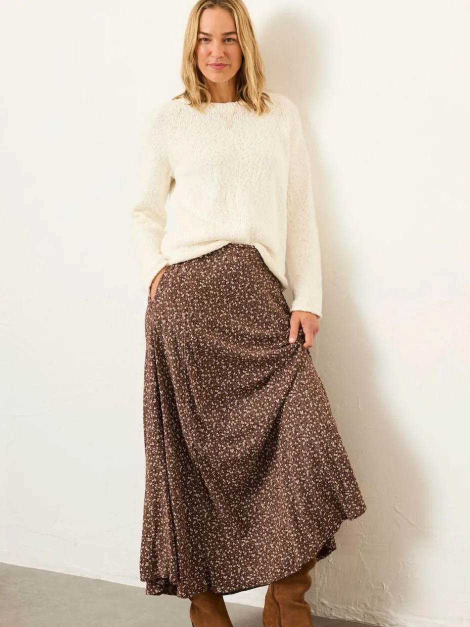 Fat Face FatFace Sophia Knitted Slub Jumper Ivory Discount