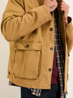 Fat Face FatFace Stone Garment Dye Worker 100% Cotton Jacket Best