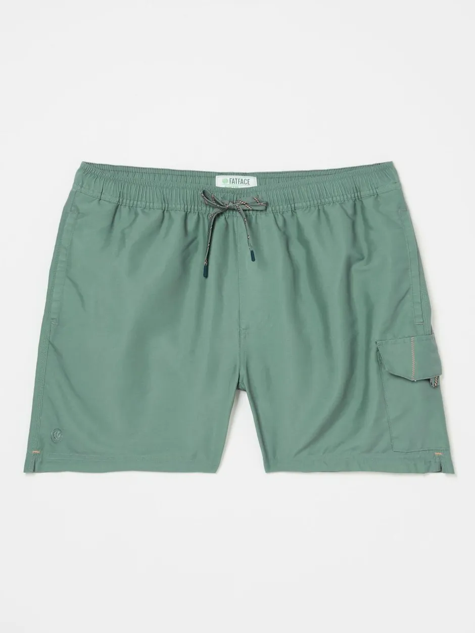 Fat Face FatFace Trevose Swim Shorts Khaki Green Online