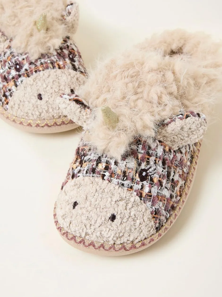Fat Face FatFace Una Natural Unicorn Novelty Slipper Online