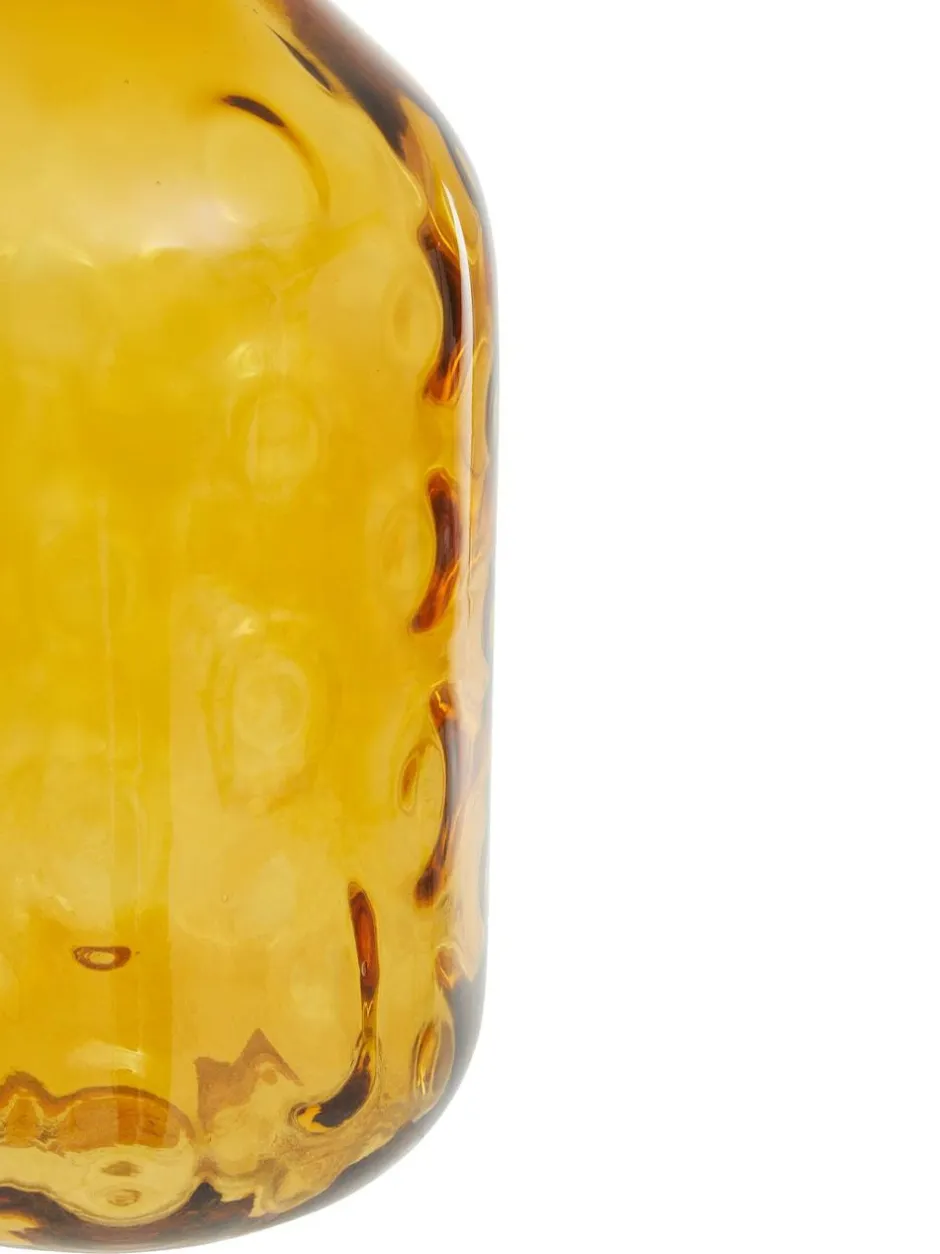 Fifty Five South Amber Huda Tall Glass Bottle Vase