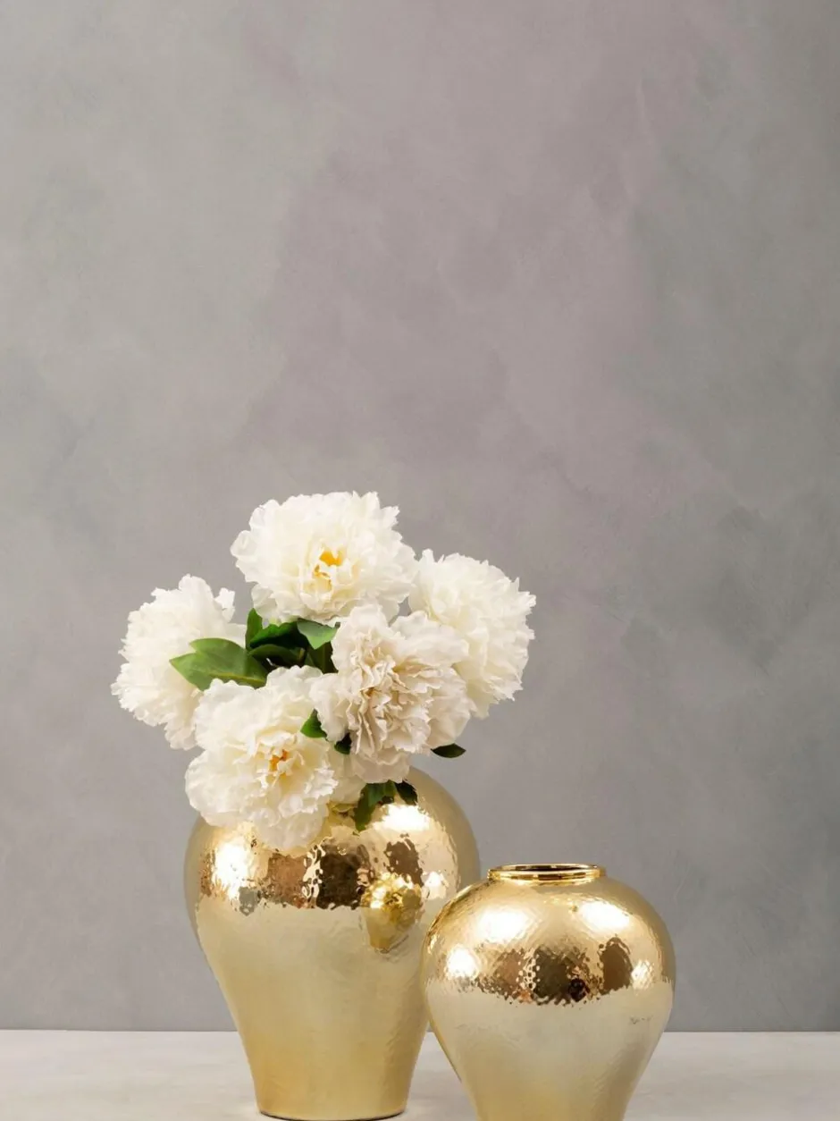 Fifty Five South Gold Large Ceramic Vase Hot