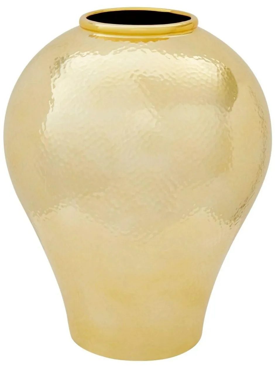 Fifty Five South Gold Large Ceramic Vase Hot
