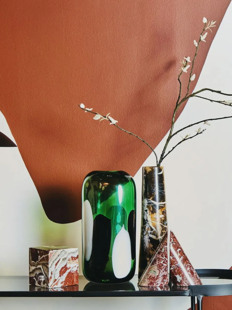Fifty Five South Hakan Glass Vase Green Online