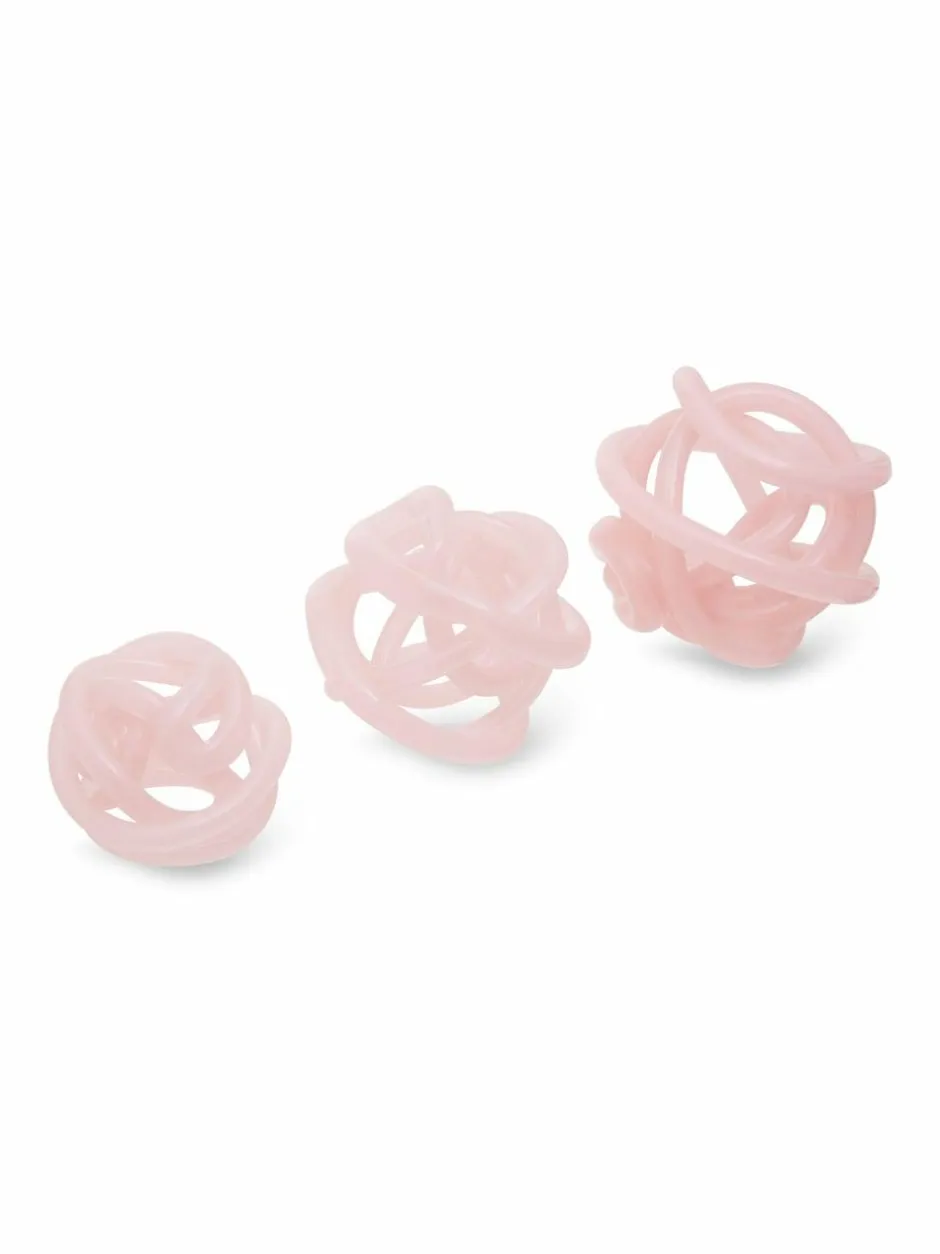 Fifty Five South Pink Knot Decor Glass Ornament Sale
