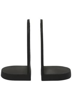 Fifty Five South Set of 2 Rubi Arched Bookends Black Outlet