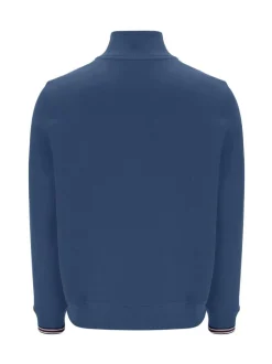 Fila RAMY 2 FBOX Quarter Zip With Tipping At Cuffs Sweatshirt Blue Best
