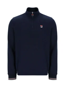 Fila RAMY 2 FBOX Quarter Zip With Tipping At Cuffs Sweatshirt Sky Blue Outlet