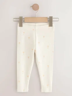 Next Ribbed Leggings 5 Pack (3mths-7yrs) Floral Online