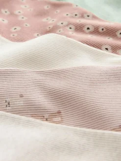 Next Ribbed Leggings 5 Pack (3mths-7yrs) Floral Online