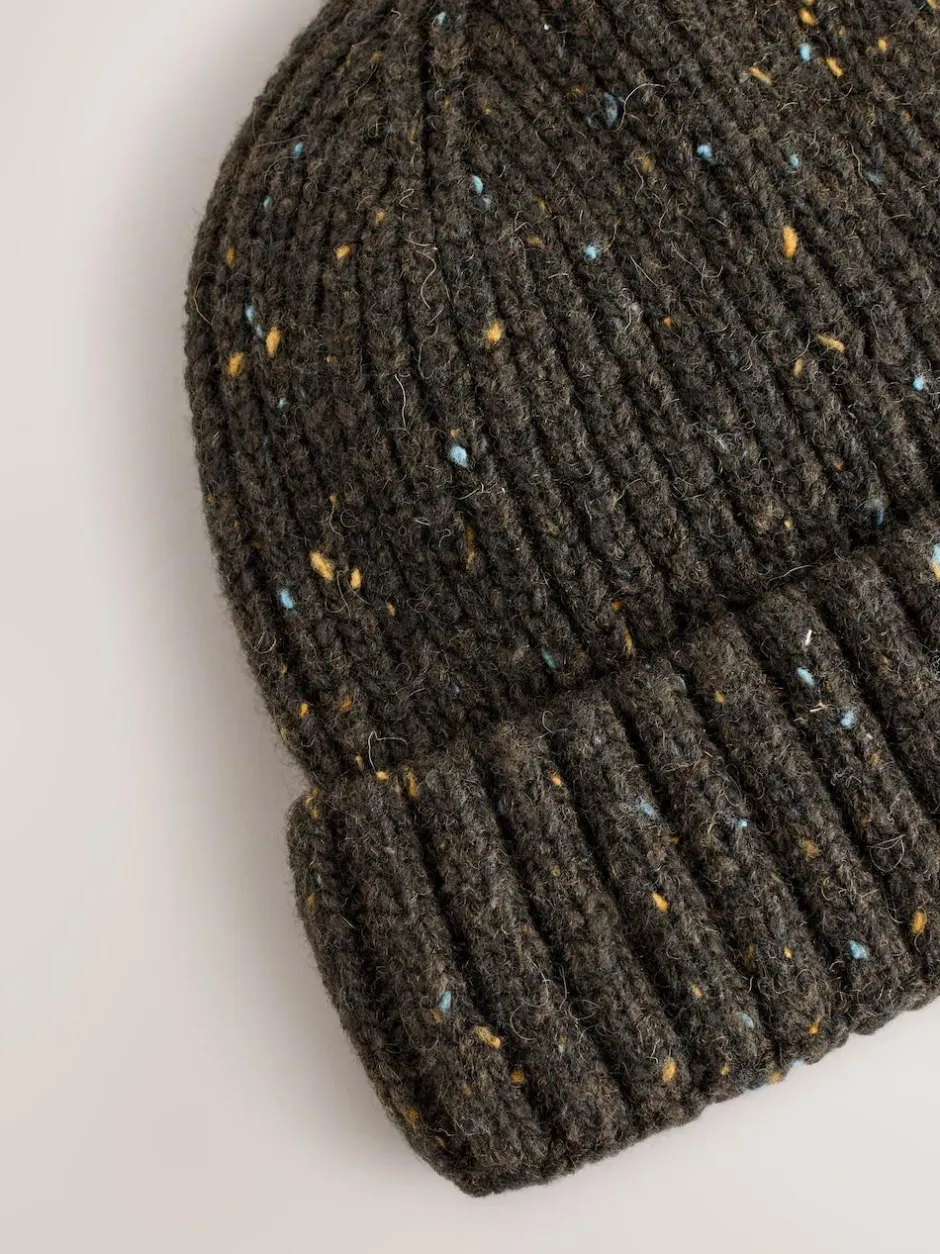 Next Neppy Twist Beanie Hat Forest Green Outlet