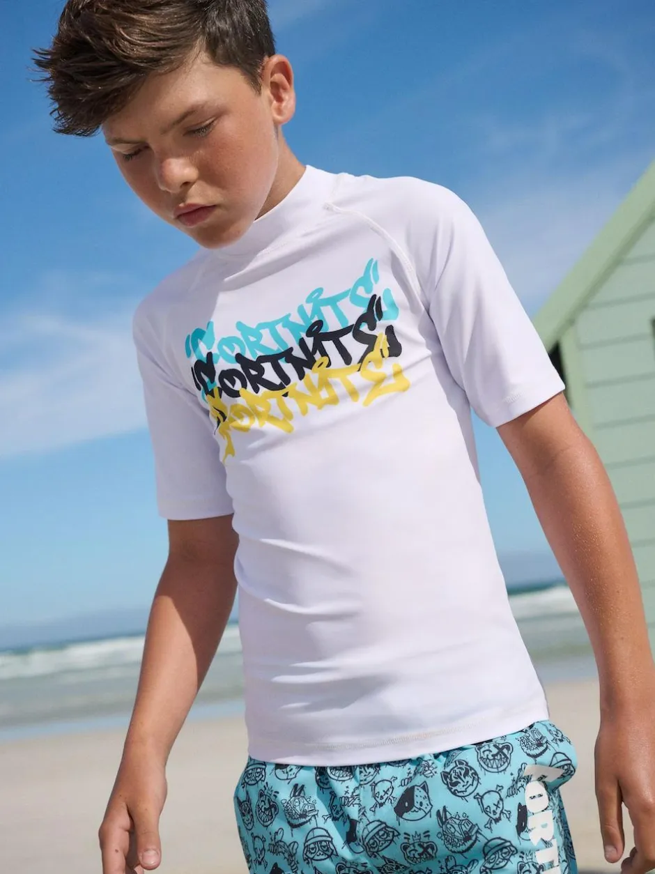 Next Fortnite Rash Vest (3-16yrs)