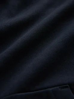 Fred Perry Navy Zip Up Hoodie Hot
