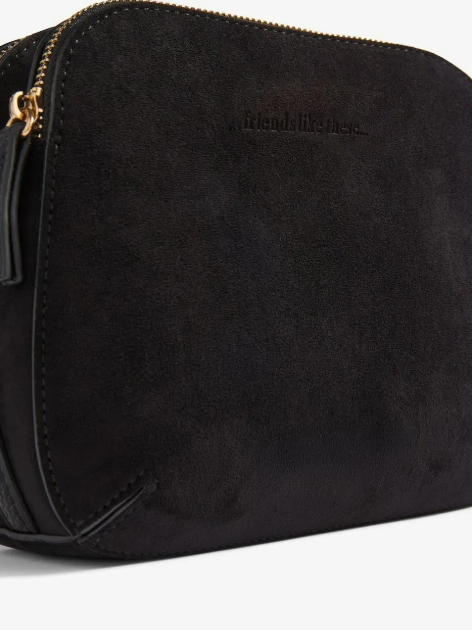 Friends Like These Double Compartment Cross-Body Bag Black Hot