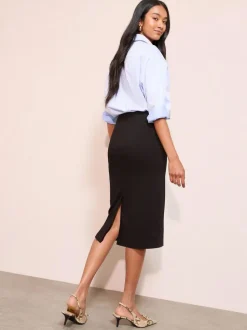 Friends Like These Pencil Midi Skirt Black Online