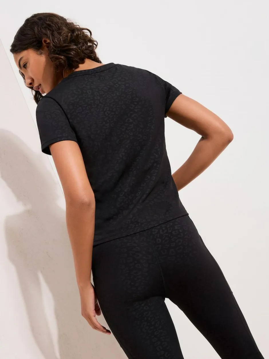 Friends Like These Black Leopard Studio Training T-Shirt Outlet