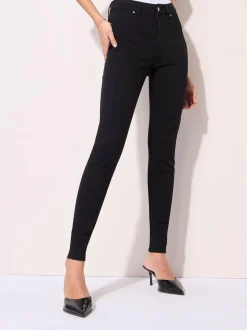 Friends Like These High Waisted Jeggings Black New