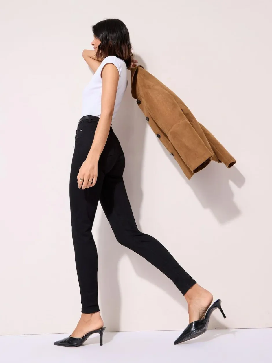 Friends Like These High Waisted Jeggings Black New