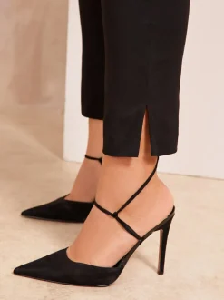 Friends Like These Black Curve Sculpting Stretch Slim Trousers Sale