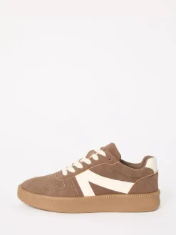 Friends Like These Brown Standard Fit Lace Up Retro Gumsole Sports Trainers Best