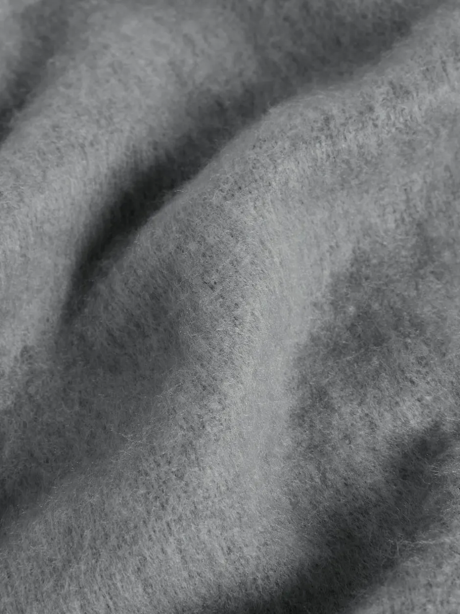 Friends Like These Cosy Brushed Blanket Scarf Grey