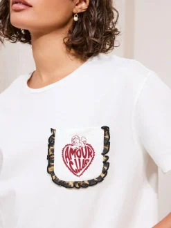 Friends Like These White Amour Leopard Short Sleeve Pyjamas Best