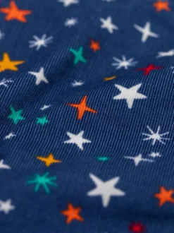 Frugi Blue Durgan Printed Dungaree Hot