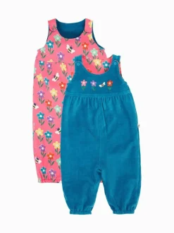 Frugi Blue Helen Reversible Dungarees Best