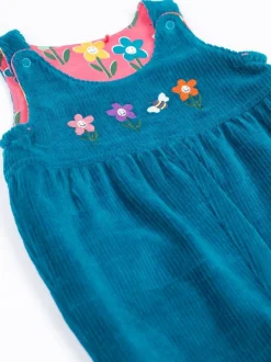 Frugi Blue Helen Reversible Dungarees Best