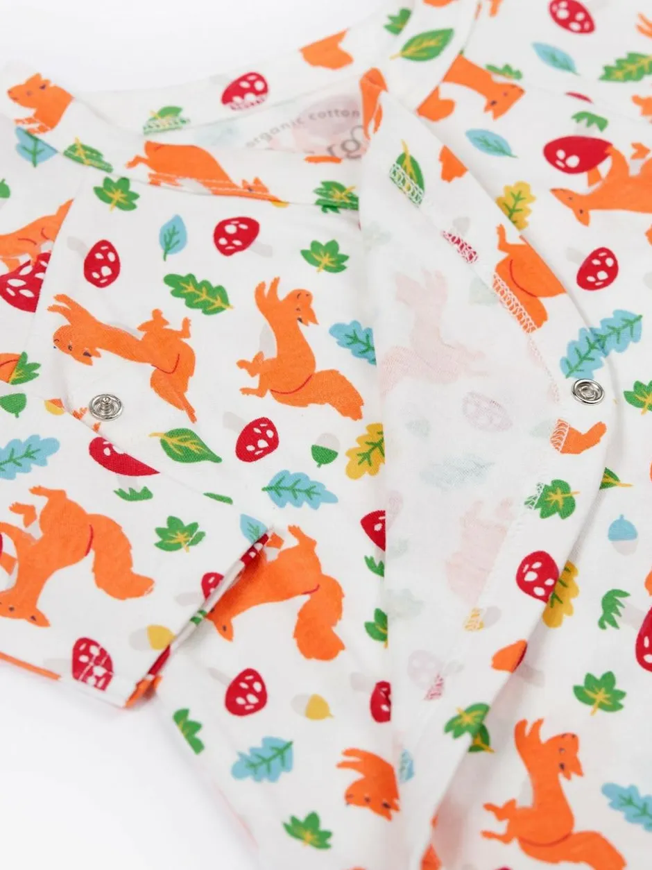 Frugi Shay 2 Pack White Bodysuits Online