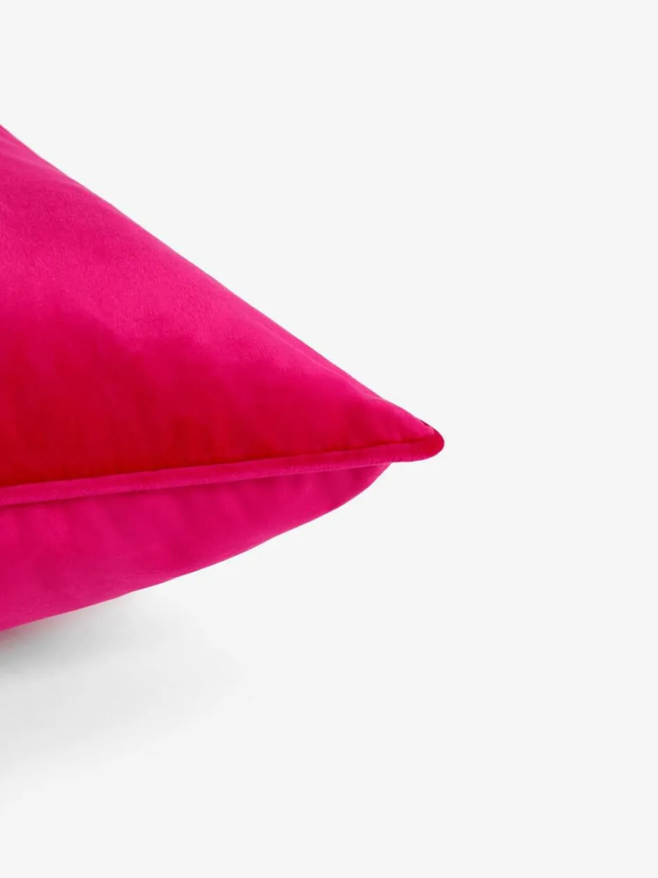 Next Fuchsia Pink 59 x 59cm Matte Velvet Cushion