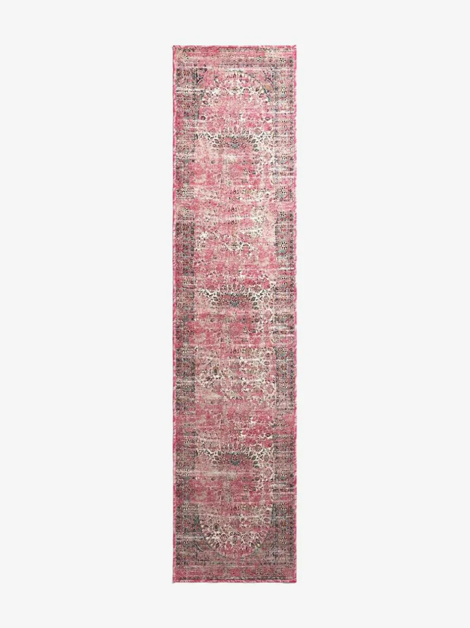 Next Washable Emporium Oriental Runner Fuchsia Pink Outlet