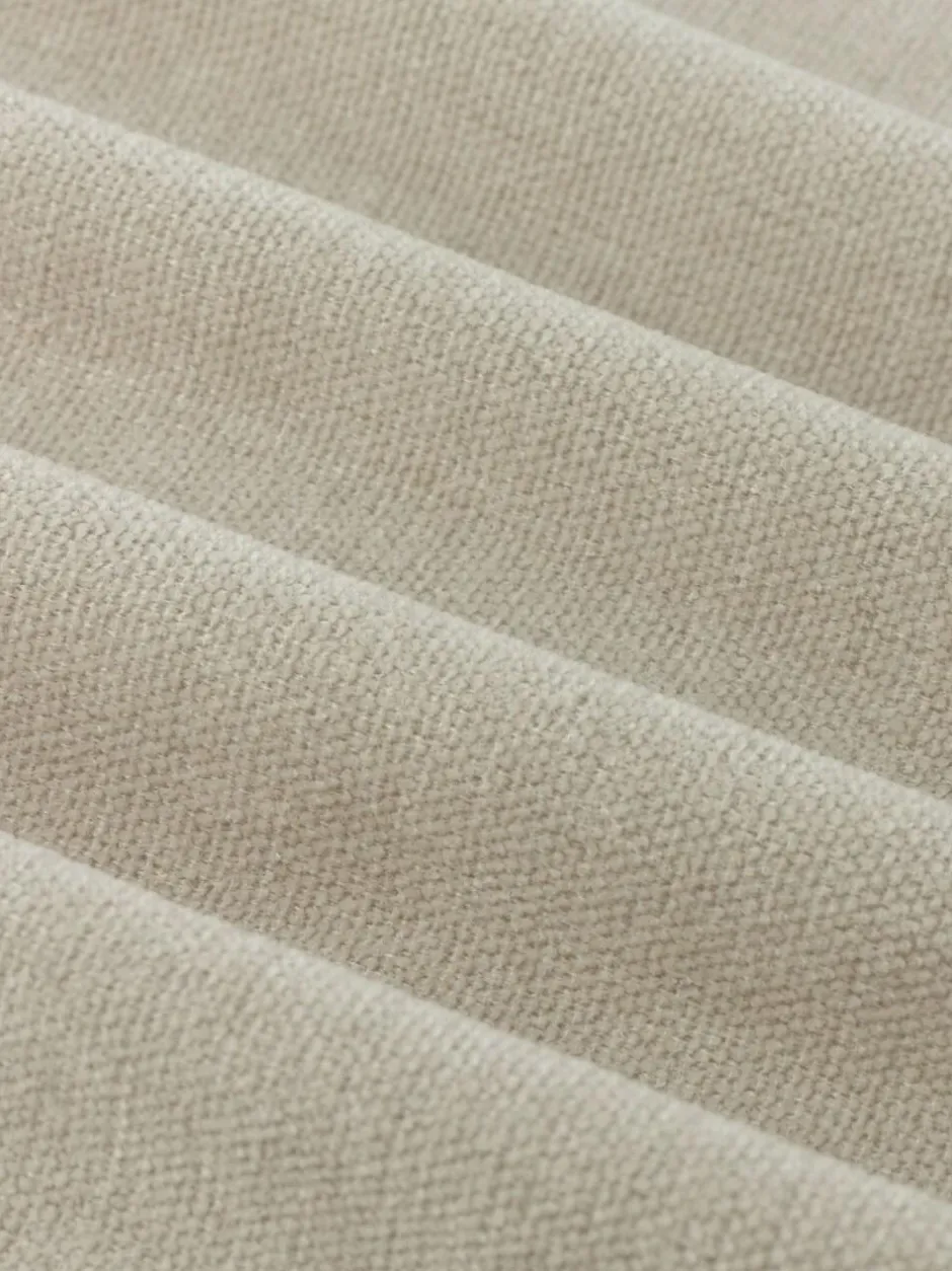 Furn Natural Soft Chenille 100% Blackout Eyelet Curtains Discount