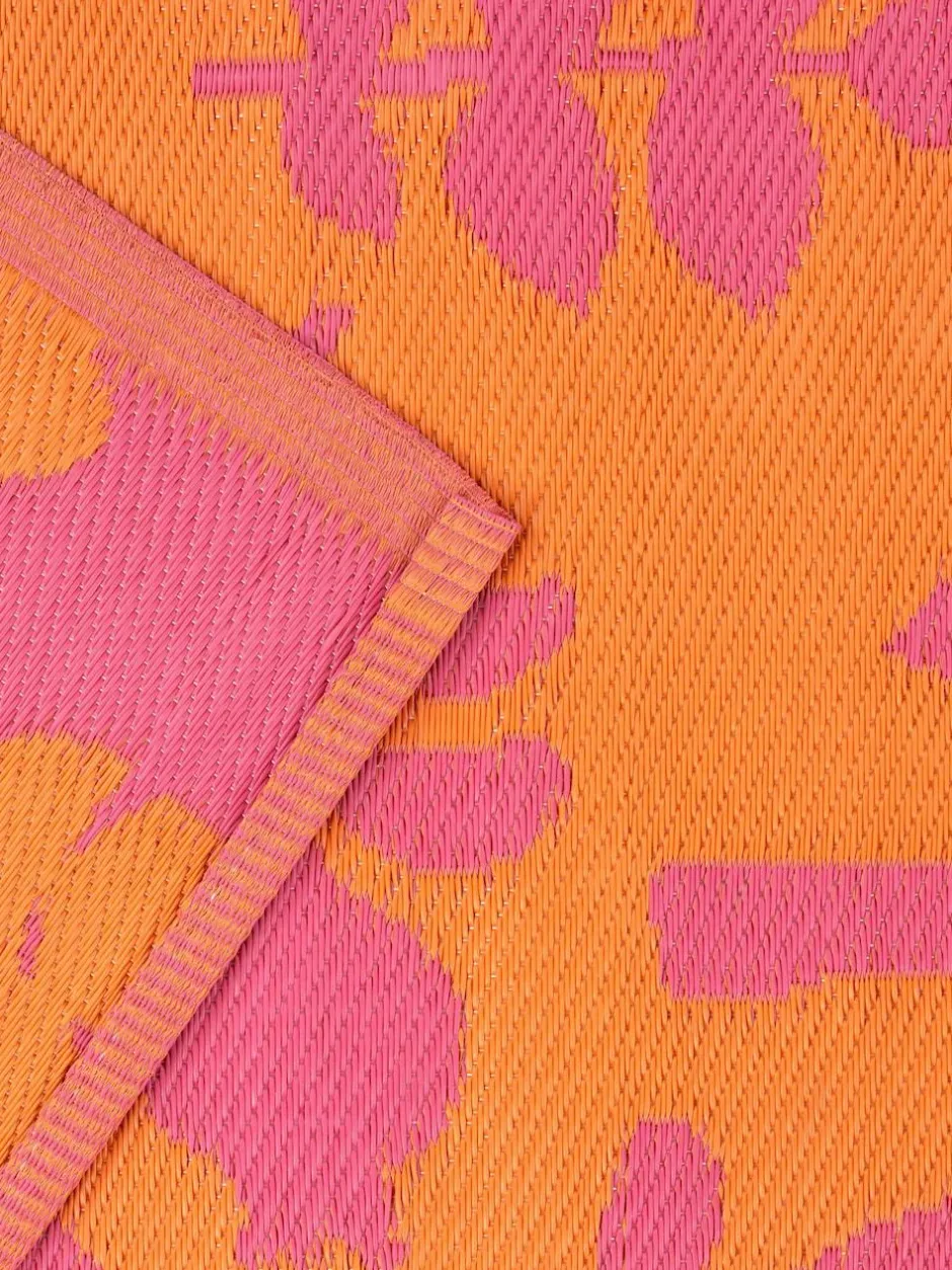 Furn Orange Pink Marula Tropical Outdoor/Indoor Rug Sale