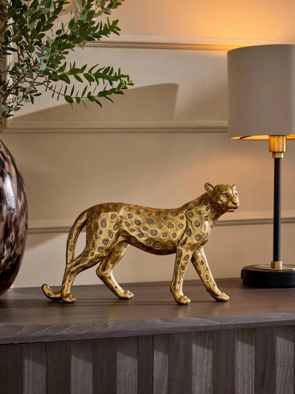 Next Gold Cheetah Ornament Hot