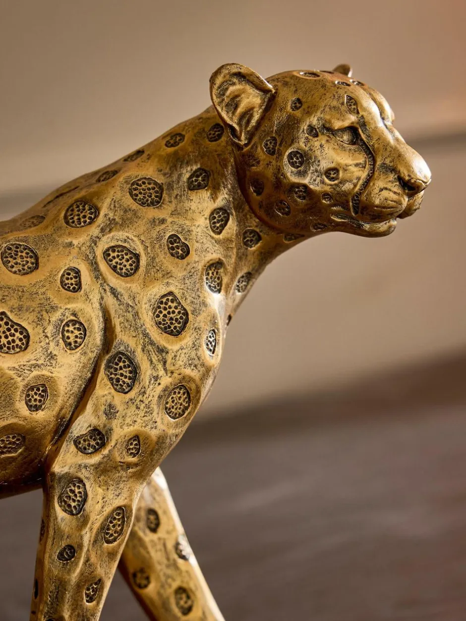 Next Gold Cheetah Ornament Hot