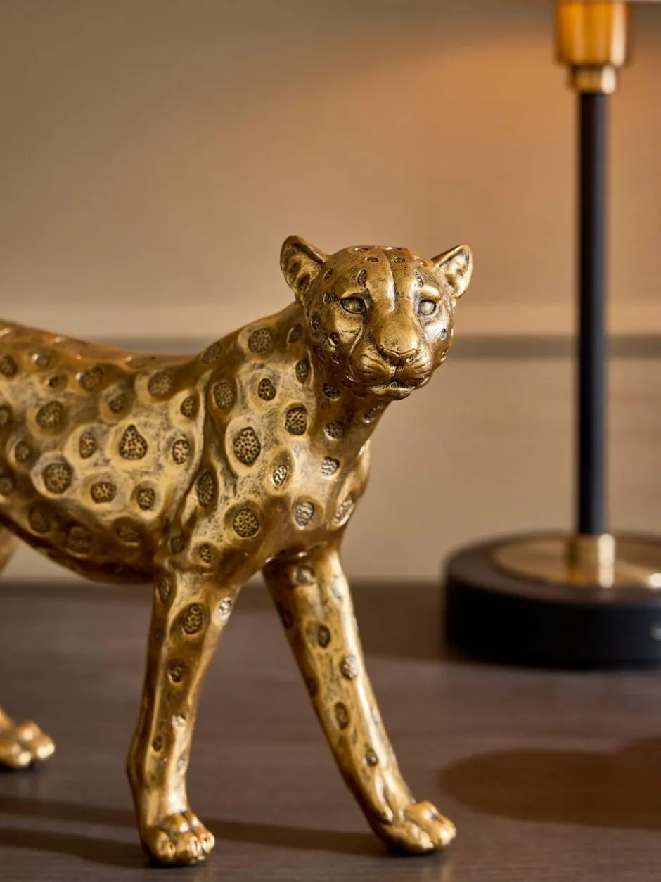 Next Gold Cheetah Ornament Hot