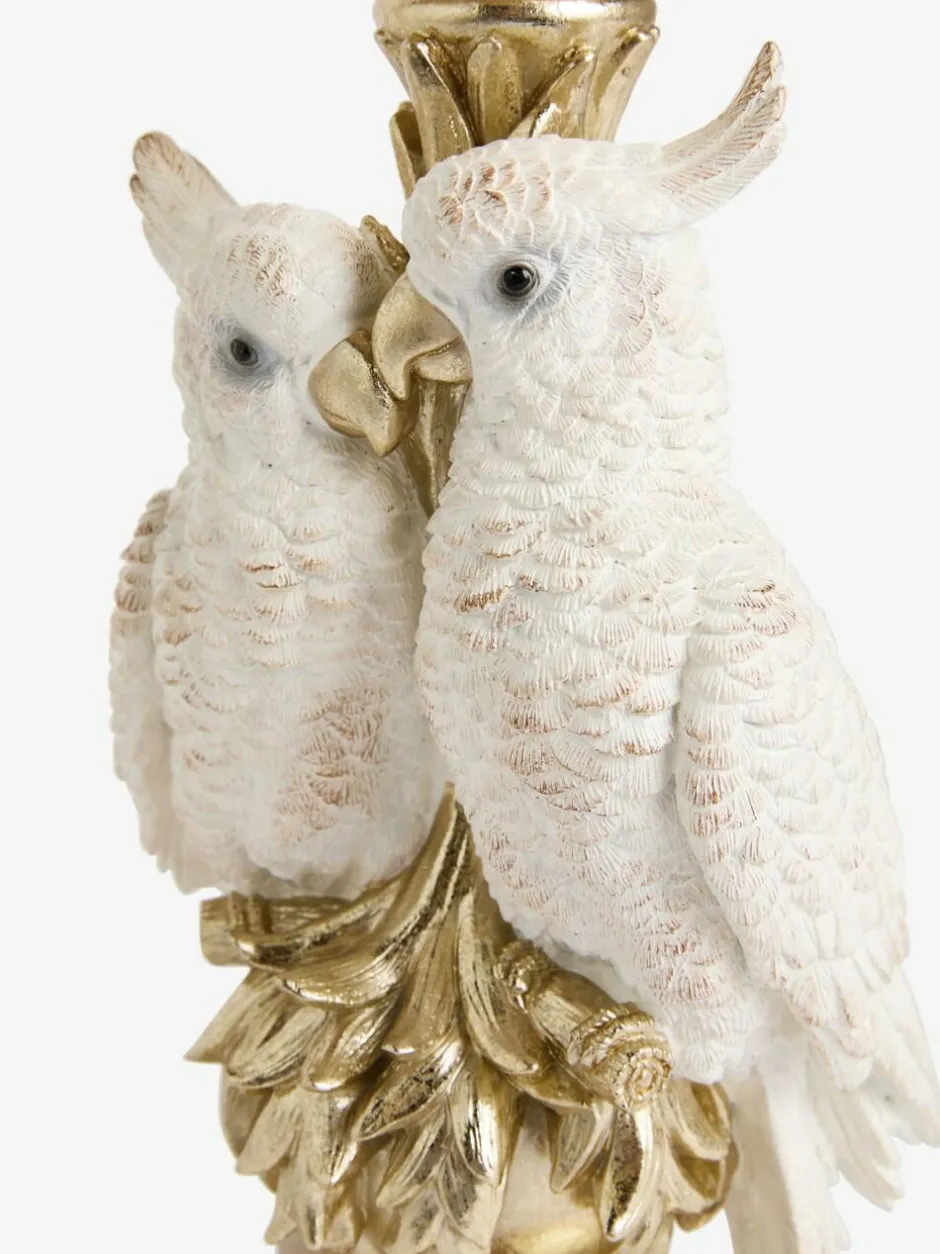 Next Gold Cockatoo Pillar Candle Holder Outlet