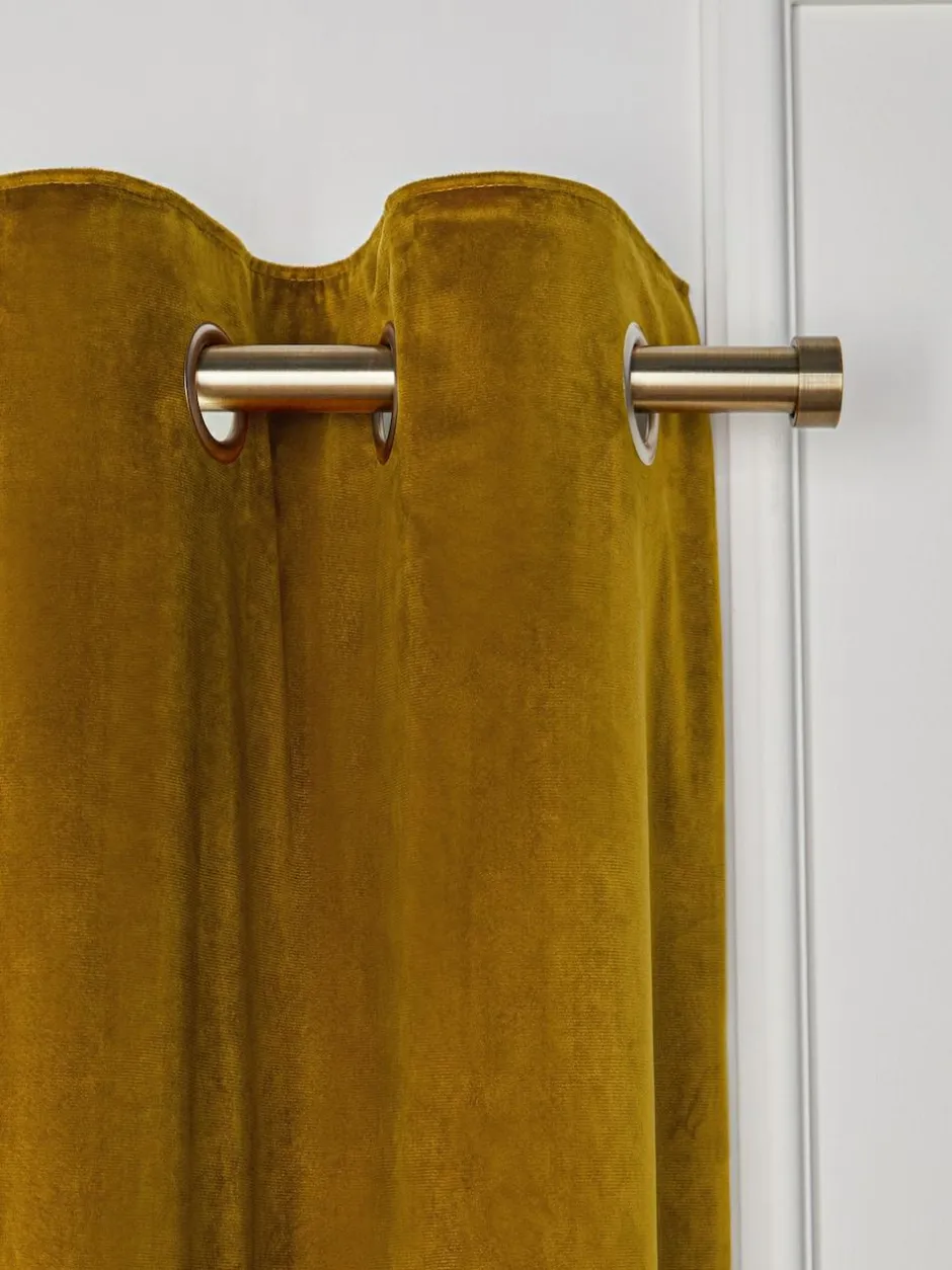 Next Gold Dark Matte Velvet Blackout/Thermal Curtains Best