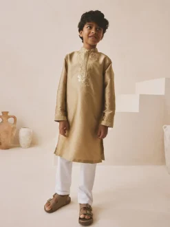 Next Gold Eid Kurta (3mths-16yrs) Clearance