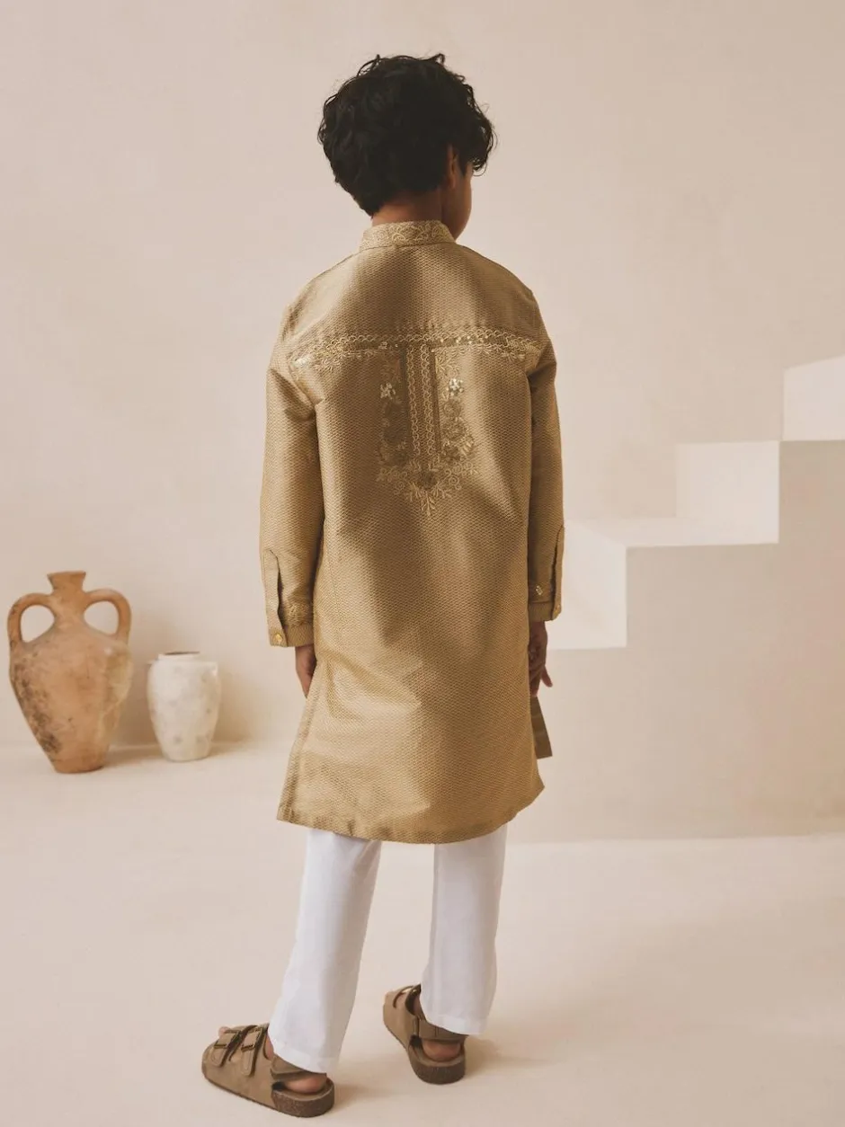 Next Gold Eid Kurta (3mths-16yrs) Clearance