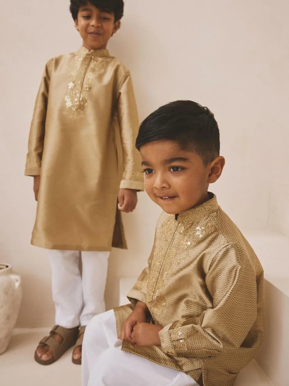 Next Gold Eid Kurta (3mths-16yrs) Clearance