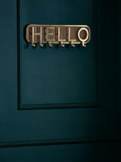 Next Gold Hello Key Hooks Discount