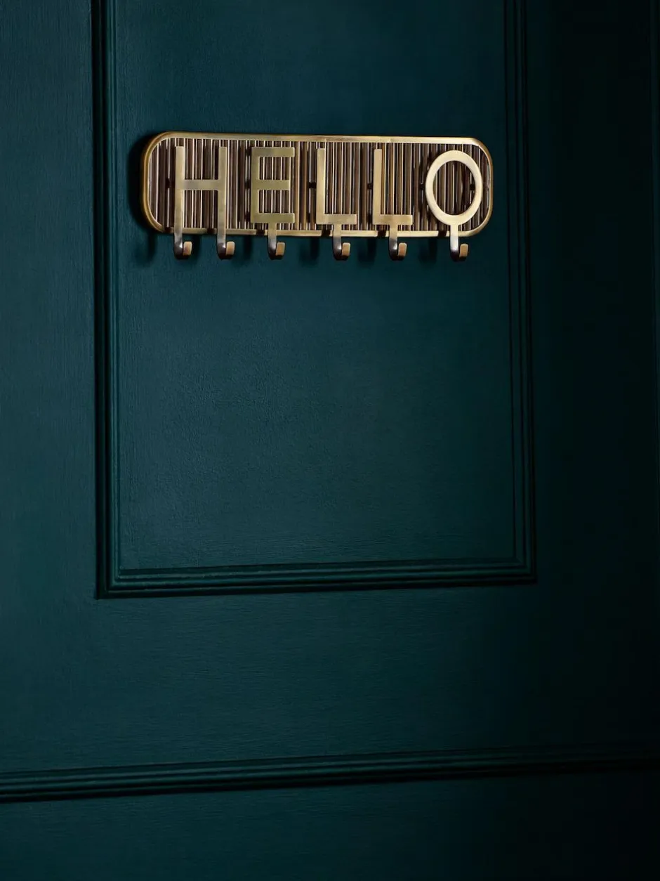 Next Gold Hello Key Hooks Discount