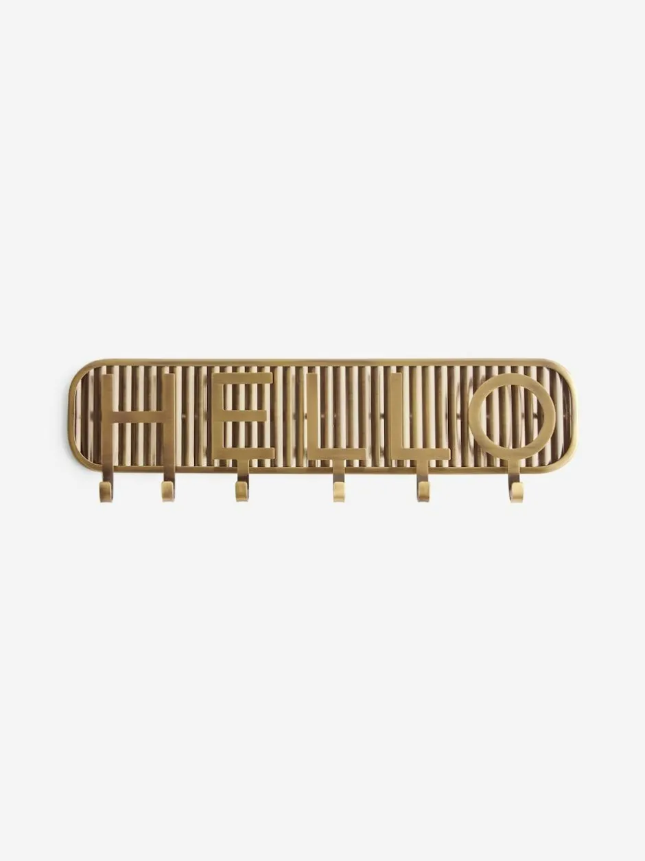 Next Gold Hello Key Hooks Discount