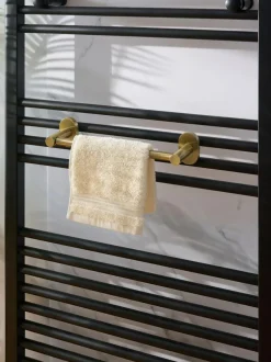 Next Magnetic Extendable Towel Rail Gold New