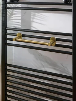 Next Magnetic Extendable Towel Rail Gold New