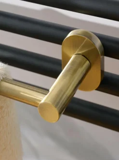 Next Magnetic Extendable Towel Rail Gold New
